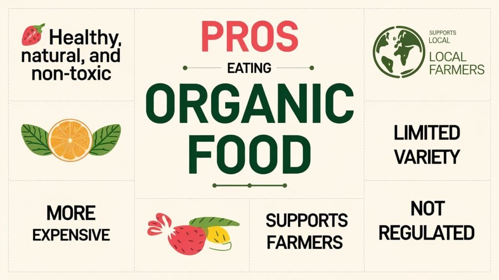 Beneficios y desventajas de la alimentación ecológica