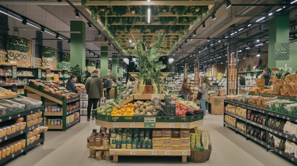 Mercado ecológico en Madrid