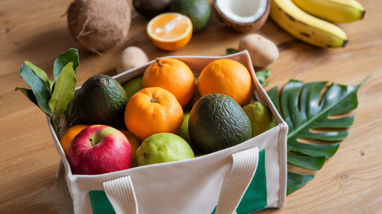 Productos esenciales para una cesta de la compra ecológica